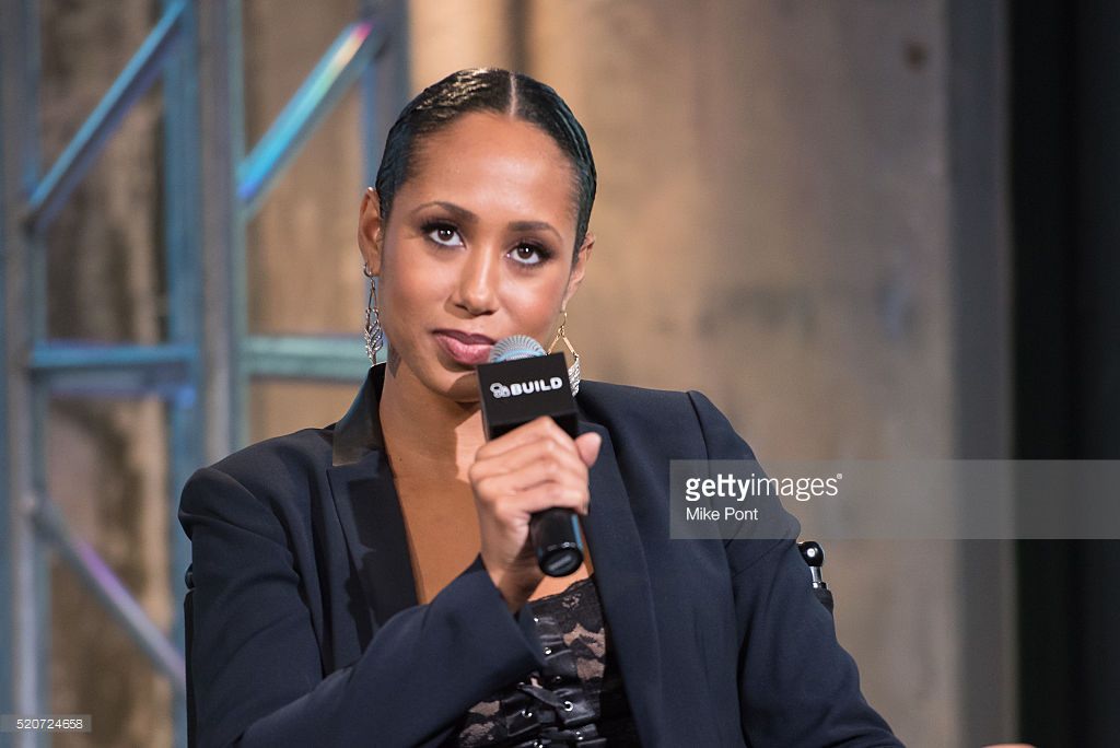 Actress Margot Bingham attends the AOL Build Speaker Series to discuss 'The Family' and 'Barbershop 3' at AOL Studios In New York on April 12, 2016 in New York City.