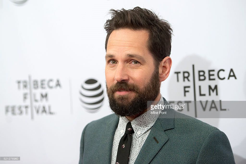 Actor Paul Rudd attends the 'Nerdland' premiere during the 2016 Tribeca Film Festival at SVA Theatre on April 14, 2016 in New York City.