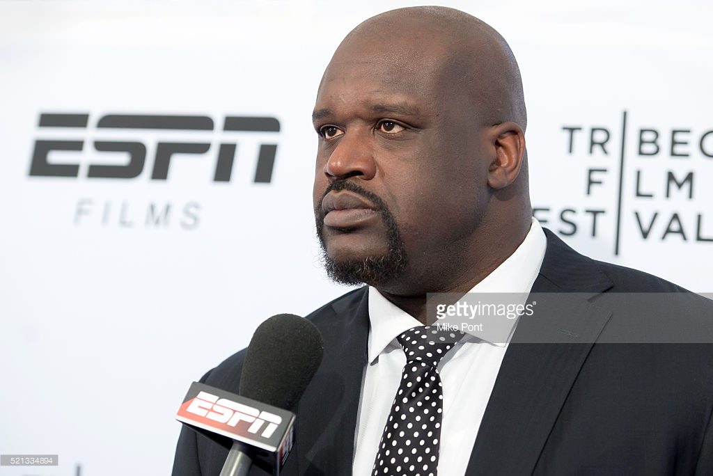 Shaquille O'Neal attends the ESPN Gala: '30 For 30: This Magic Moment' Screening during the 2016 Tribeca Film Festival at SVA Theatre on April 14, 2016 in New York City.