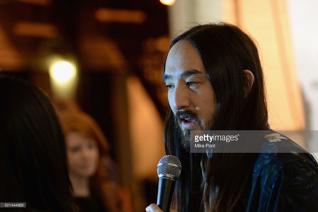 Musician Steve Aoki attends the 'I'll Sleep When I'm Dead' premiere during 2016 Tribeca Film Festival at Beacon Theatre on April 15, 2016 in New York City.