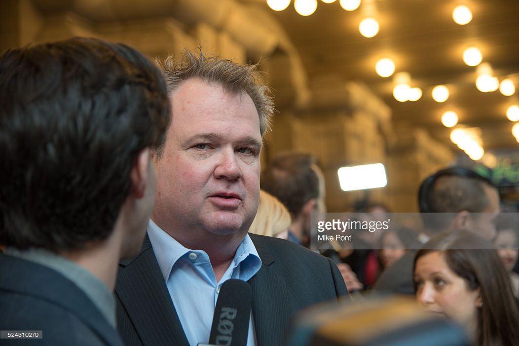 Eric Stonestreet attends the 'Fully Committed' Broadway opening night at Lyceum Theatre on April 25, 2016 in New York City.