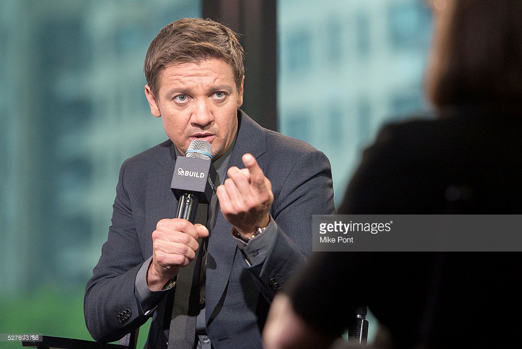 Jeremy Renner attends the AOL Build Series to discuss 'Captain America: Civil War' on May 03, 2016 in New York, New York.